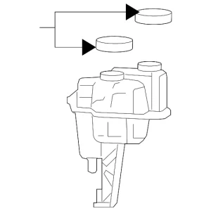 Engine Coolant Reservoir - Mazda (ZZCA-15-350)