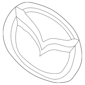 Emblem - Mazda (GG2A-51-731)