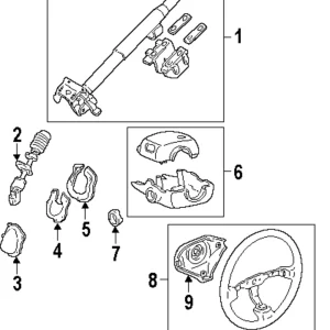 Column Cover - Mazda (BR70-60-220)