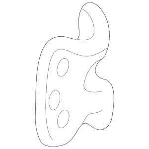 Upper Hinge - Mazda (H432-58-210A)