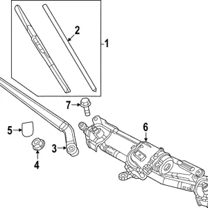 Wiper Blade - Mazda (VA55-67-330)