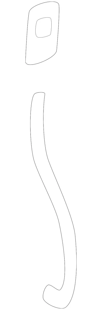 Lock Rod - Mazda (LC62-72-390-05)