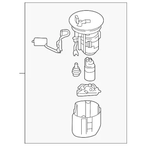 Fuel Pump Assembly - Mazda (PELK-13-35XA)