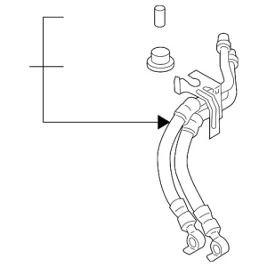 Hose Assembly - Mazda (N3H1-14-830H)