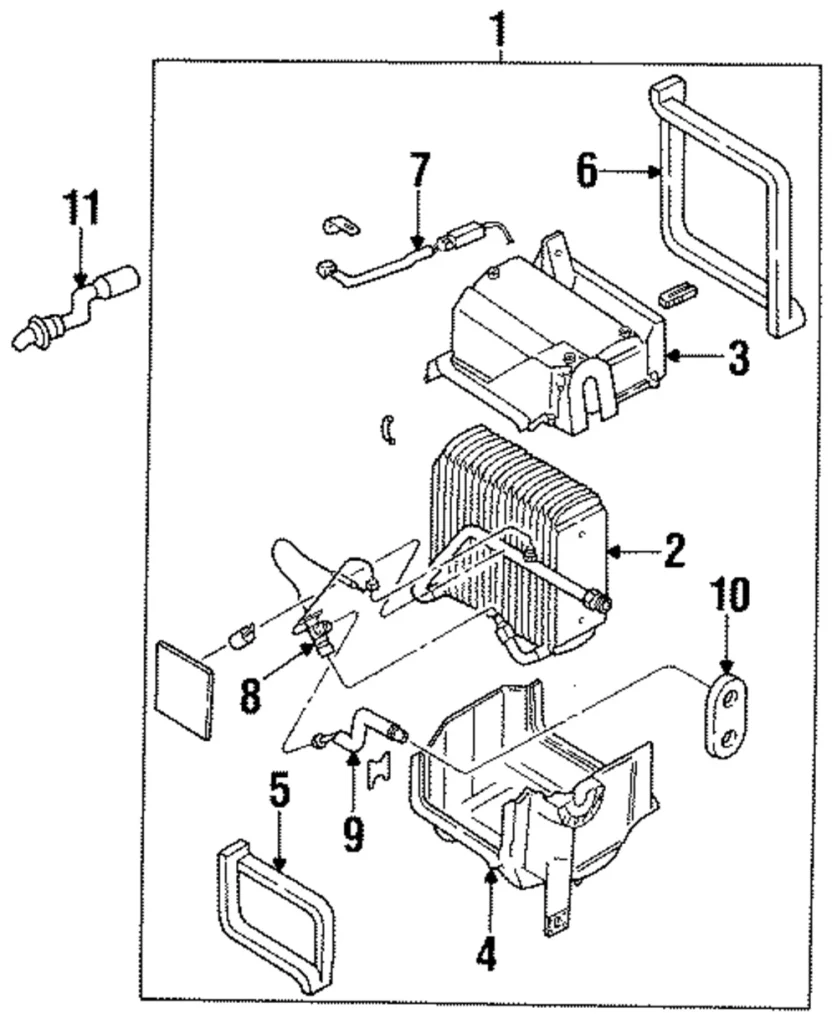 Expansion Valve - Mazda (GA2A-61-J14)