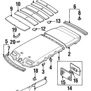 Headliner - Mazda (L001-68-040D-08)