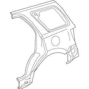 Quarter Panel - Mazda (ZZCB-74-100)