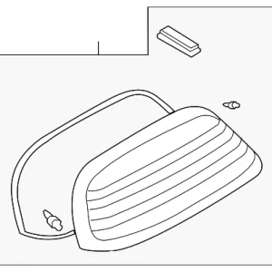 Back Glass - Mazda (NF28-63-930C)