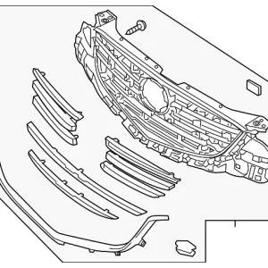 Grille Assembly - Mazda (KA0G-50-710B)