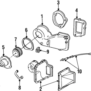 Blower Motor - Mazda (ZZL1-61-B10A)