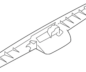 Upper Trim - Mazda (BBN9-68-930A)