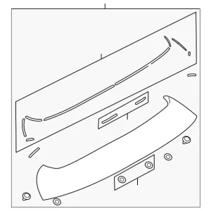 Spoiler Assembly - Mazda (BBN9-51-960C-85)