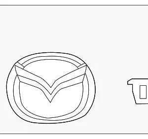Emblem - Mazda (GHK1-51-730)