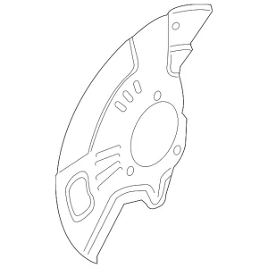 Brake Dust Shield - Mazda (N243-33-261)