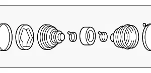 Outer Joint - Mazda (FT1C-22-510)