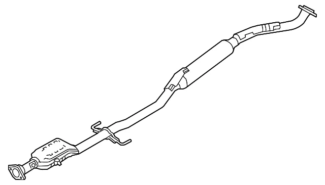 Converter & Pipe - Mazda (PY9E-40-600)