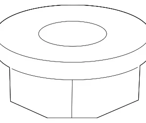 Oil Pan Nut - Mazda (CWA1-10-468)