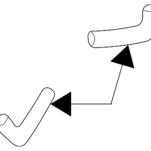 Heater Hose - Mazda (LC71-61-311A)