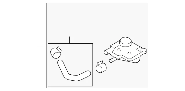 Power Steering Pump Reservoir - Mazda (GS4H-32-69XA)