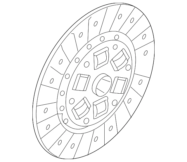 Transmission Clutch Friction Plate - Mazda (FZ01-19-561)