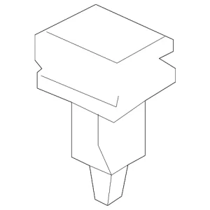 Body A-Pillar Trim Panel Clip - Mazda (BBW8-68-162)