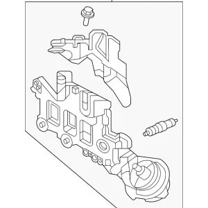 Catalytic Converter With Integrated Exhaust Manifold - Mazda (PYEL-20-50X)