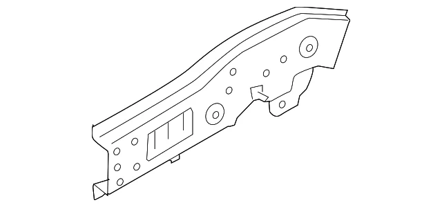 Inner Rail - Mazda (ZZCA-54-320)