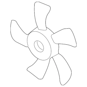 Fan Blade - Mazda (ZJ40-15-140A)
