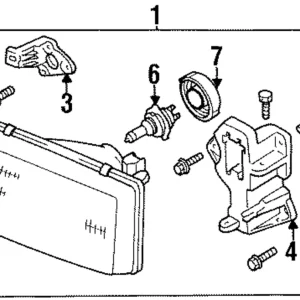 Bulb Rear Cover - Mazda (L001-51-0B1)