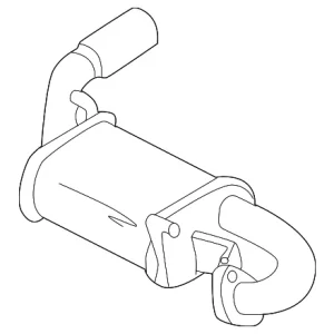 Muffler - Mazda (BPM1-40-100E)