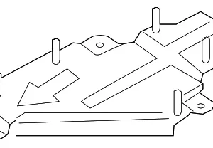 Diagnostic Unit Bracket - Mazda (EG21-57-KX0)