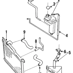 Expansion Tank - Mazda (N3A1-15-35XB)