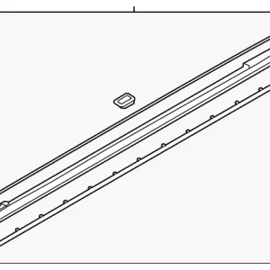 Rocker Molding - Mazda (TK48-51-P50B)