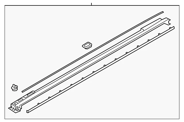 Rocker Molding - Mazda (TK48-51-P40B)