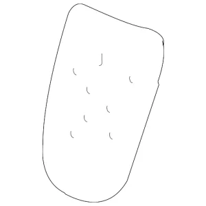 Seat Back Pad - Mazda (1F90-88-132)