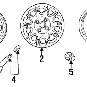 Wheel, Steel - Mazda (9965-77-5030)