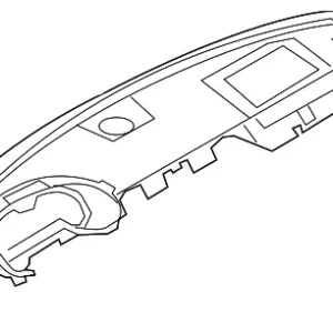 Instrument Panel - Mazda (NE51-60-400E-02)