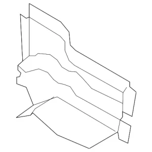 Exhaust Manifold Heat Shield - Mazda (PEDD-10-910)