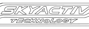 Nameplate - Mazda (D51G-51-771)