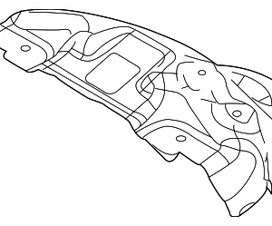 Heat Shield - Mazda (L505-13-390)