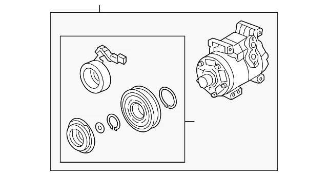 Compressor - Mazda (TK48-61-450)