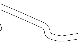 Power Steering Return Hose - Mazda (NE51-32-683B)