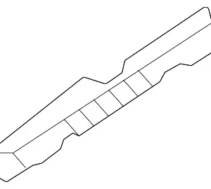 Front Floor Pan Side Reinforced - Mazda (DFS8-53-G02)