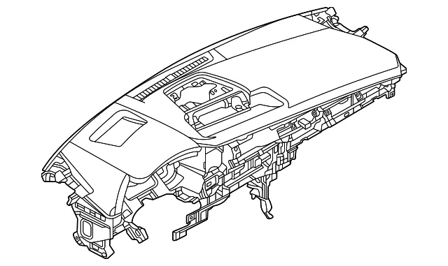Instrument Panel - Mazda (DGH9-60-350B-02)