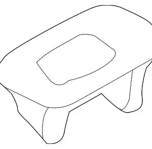 Lock Knob Bezel - Mazda (B25D-68-421A-90)