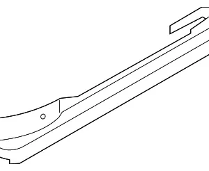 Rail Cover - Mazda (GK2G-88-1K7-02)