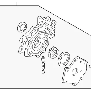Oil Pump - Mazda (YF09-14-100)