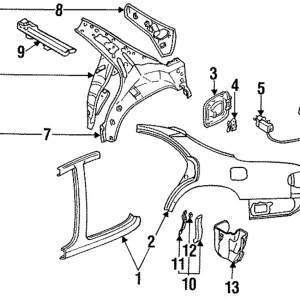 Splash Shield - Mazda (HG30-50-357A)