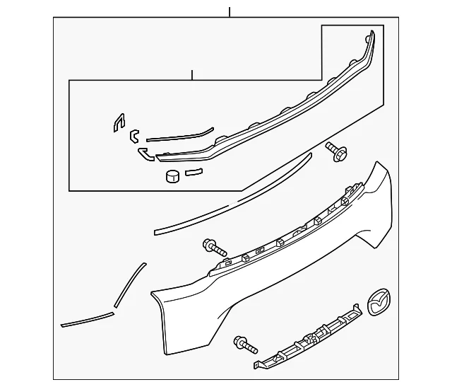Applique Panel - Mazda (TK51-50-850D-13)