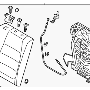 Seat Back Assembly - Mazda (KD37-88-230E-34)